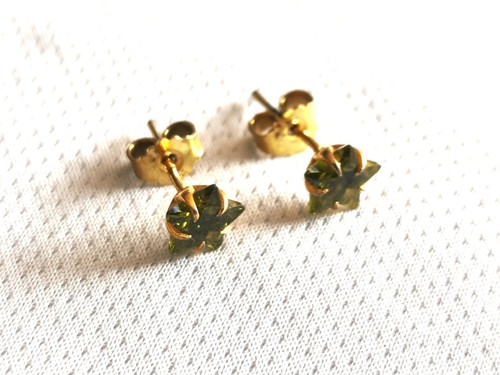 Ohrstecker aus 333er gold mit - ohrstecker,