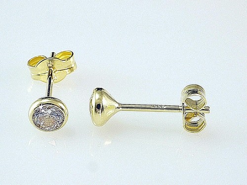 333 gold kelch ohrstecker - 333,