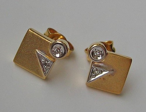 Diamant ohrstecker ohrringe - ohrstecker,