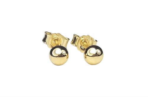 Gold ohrstecker 333 kugel - ,