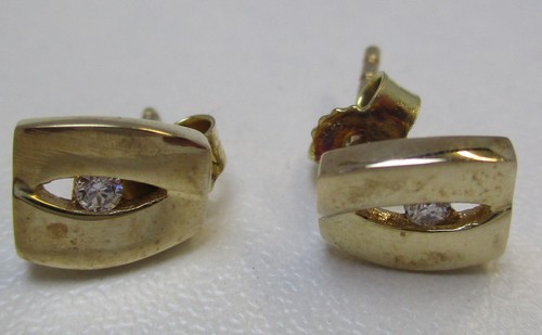 Elegante 333er gold ohrringe - elegante,