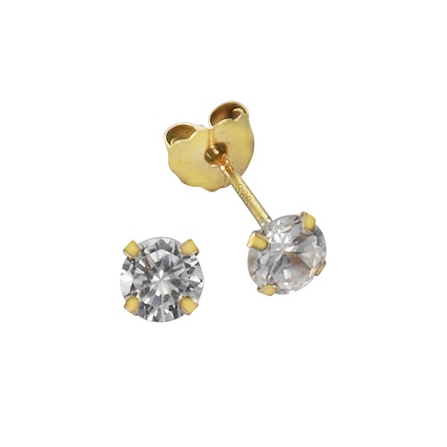 Ohrstecker 333 gold zirkonia - 333,