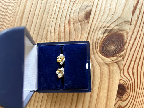 Elegante ohrstecker 333er - elegante,