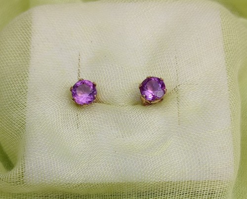 Amethyst goldohrstecker - amethyst,