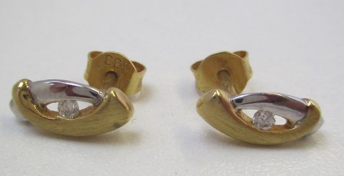 Elegante 333er gold ohrringe - gold,