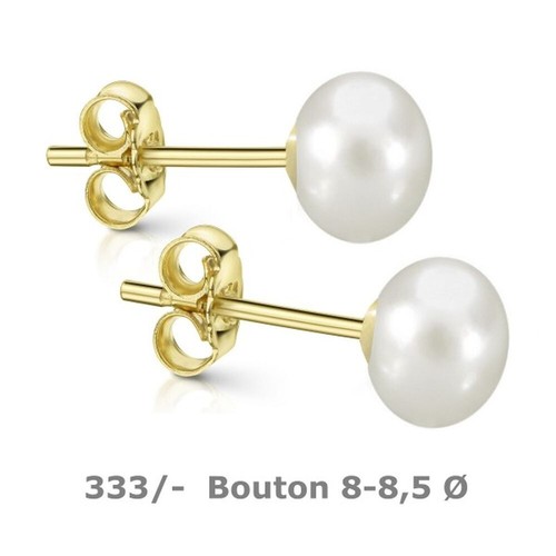 Ohrstecker gold 333 echte - ,