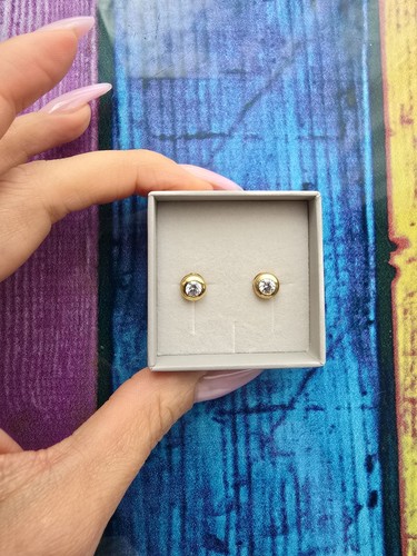 Ohrstecker aus 333er gold - aus,